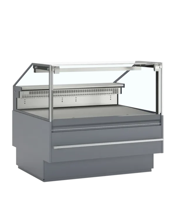 Display kjøledisk, vitrine 311 liter W:130 D:112 H:119cm