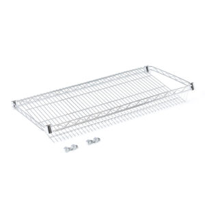 Ekstra skrå hylle L 122 x B 46 cm.