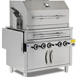 Gass og kull grill Dim: 105x78x133cm