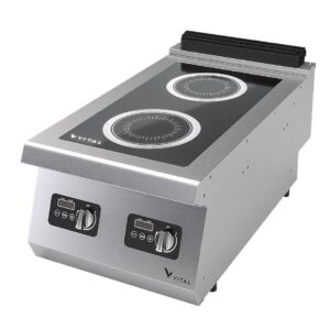 Induksjon koketopp med 2 soner 2X3000watt