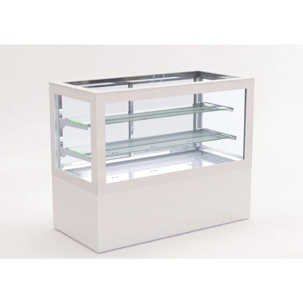 Kakedisk, Vitrine kjøleskap Hvit 160x78x130cm