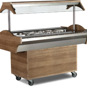 Kald buffe, salat disk 3GN: Dim: 118x89x87/137cm